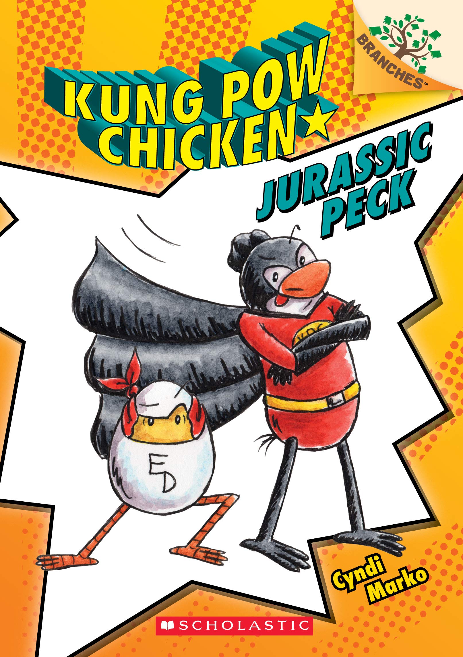 Jurassic Peck: A Branches Book (Kung Pow Chicken #5) (5) - Afbeelding 1 van 1