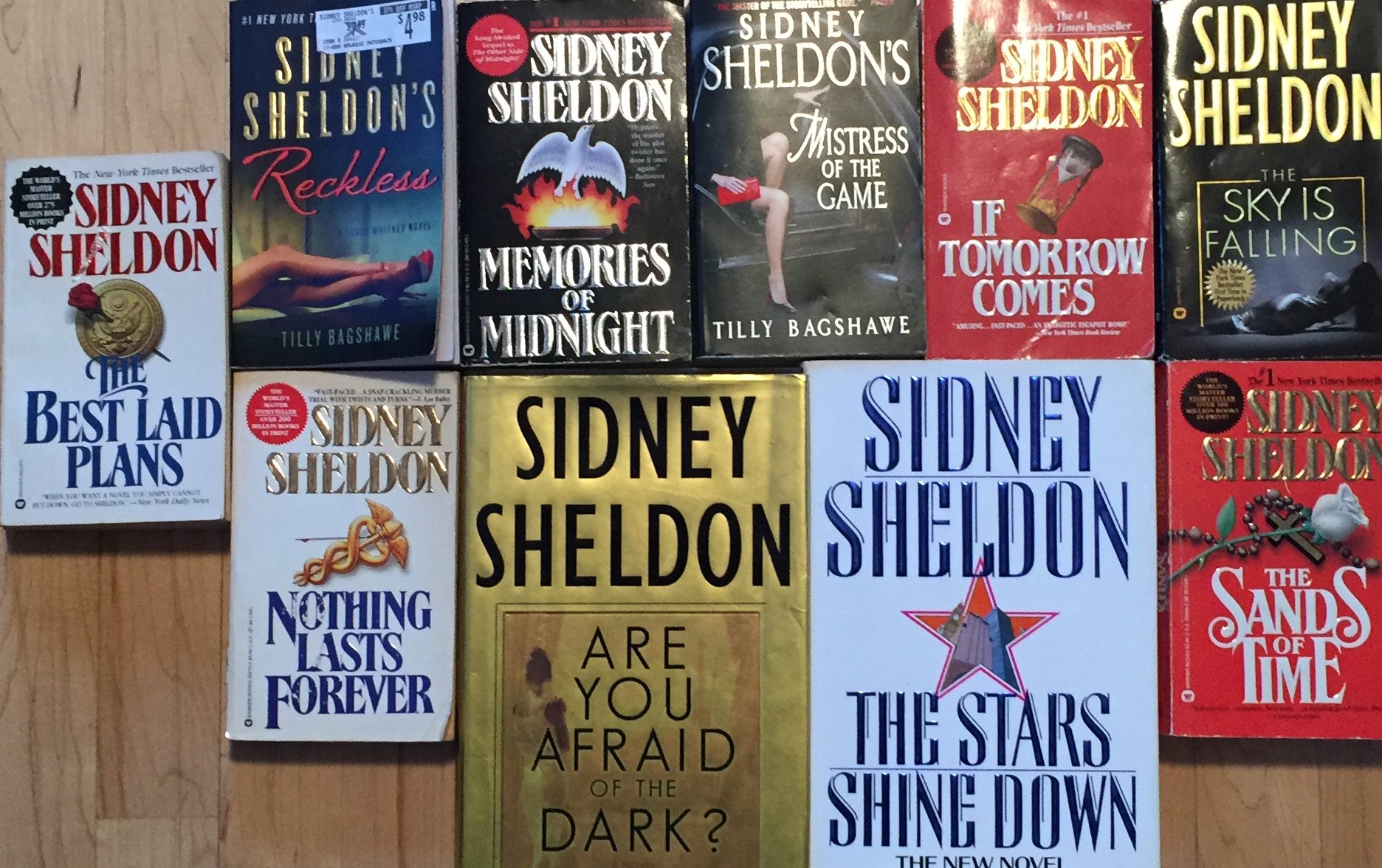 Sidney Sheldon Thriller Novel Collection 10 Book Set - Picture 1 of 1