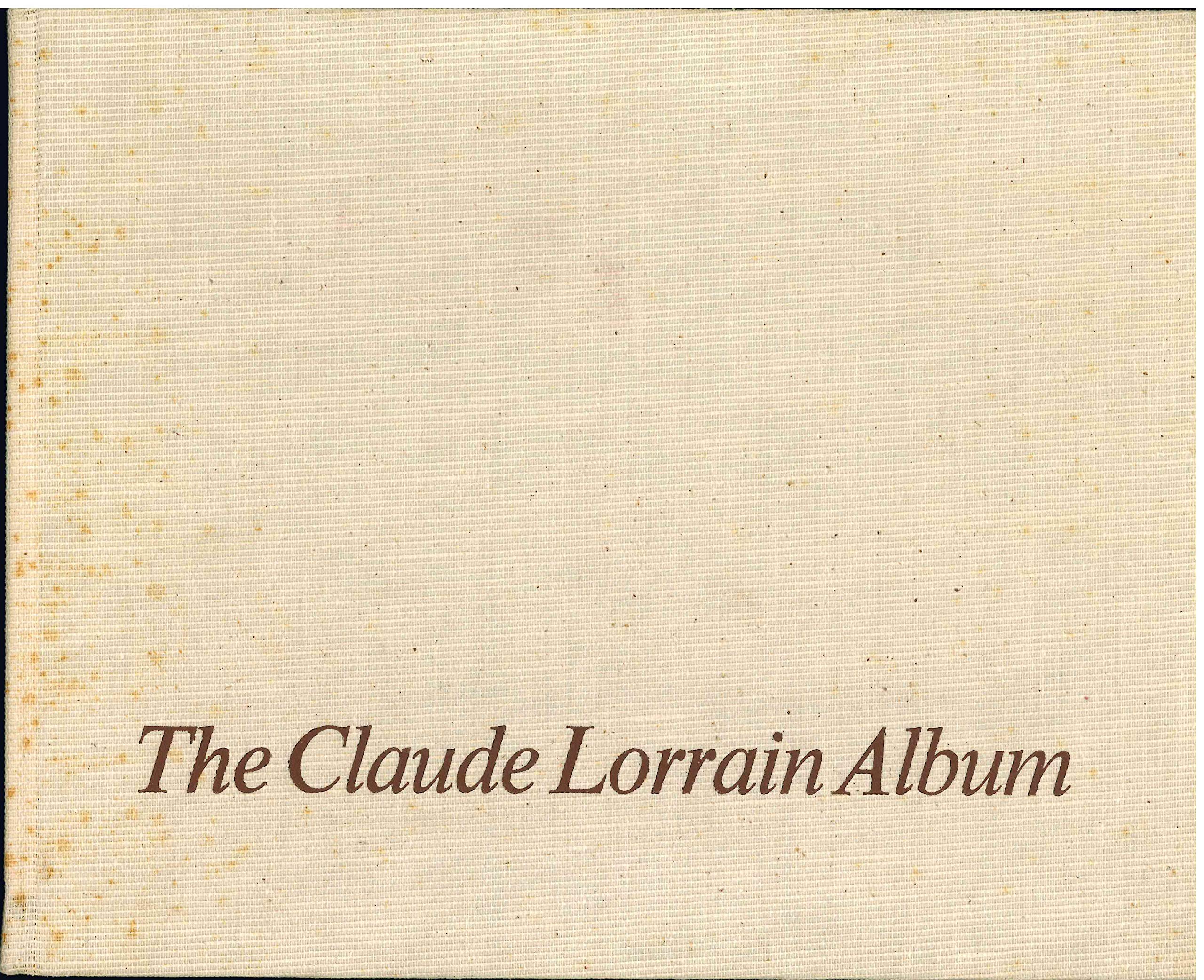 The Claude Lorrain album in the Norton Simon Inc. Museum of Art ...