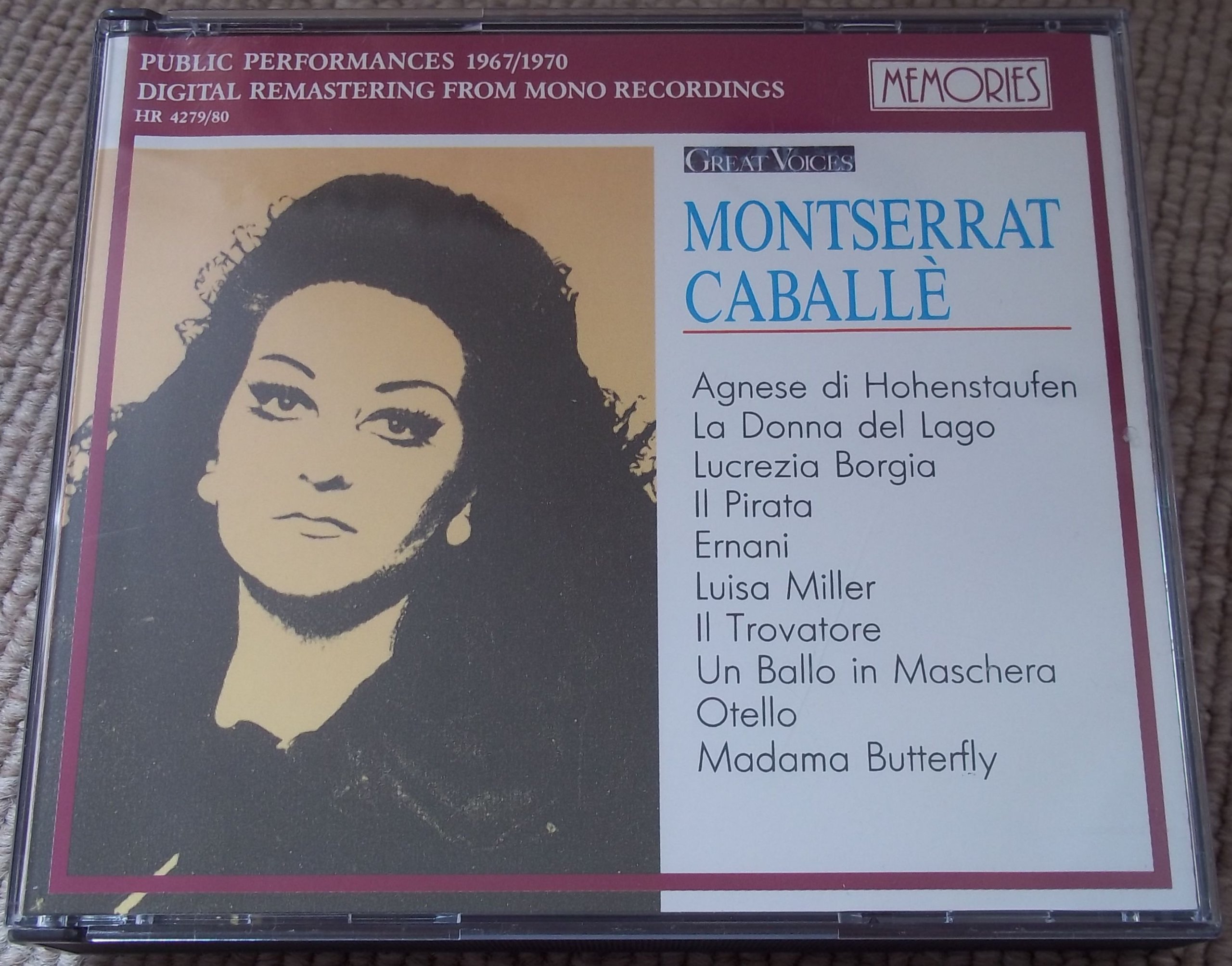 Montserrat Caballe Public Performances 1967/1970 (Opera Arias) eBay