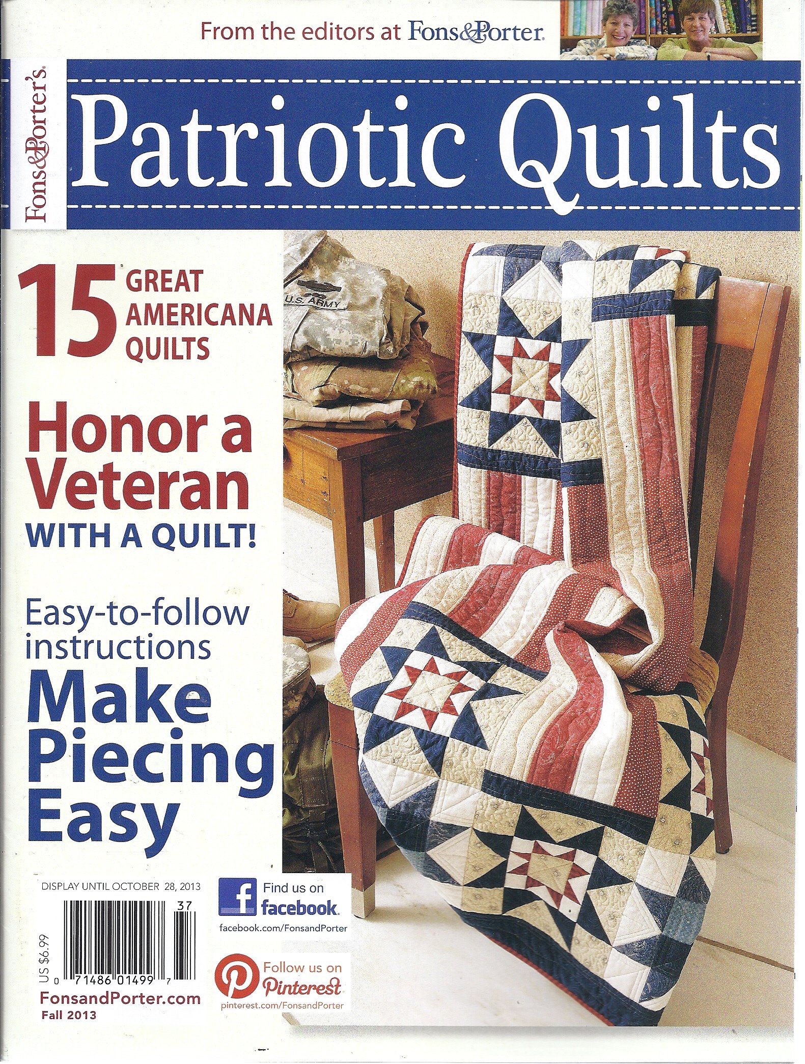 Fons & Porter's Patriotic Quilts (Fall 2013) - Afbeelding 1 van 1