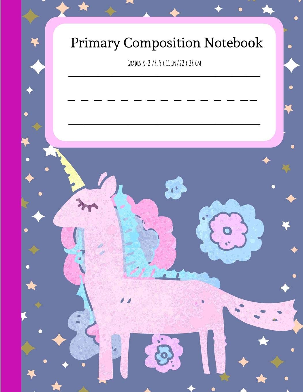 Unicorn Dreams: K-2 Primary Composition Notebook For Girls / Story Journal W...