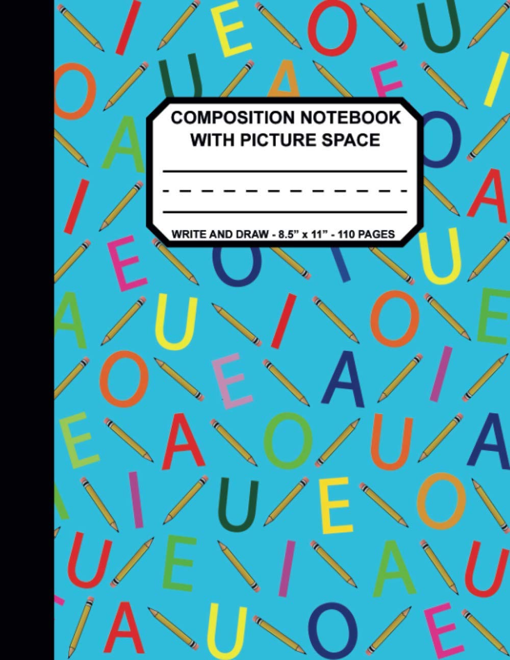 Composition Notebook with Picture Space: Composition Journal for Write and D...